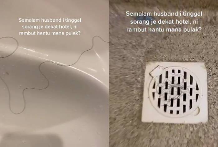 Rambut perempuan di toilet kamar suami (TikTok/@sadgirl69rir)