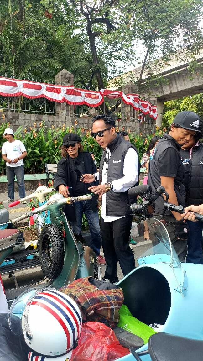 Pesta Anniversary Vespa 60s Jabodetabek (INDOZONE/Muhammad Zain)