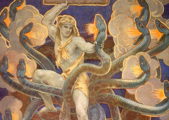 Mitologi hydra (Theoi)