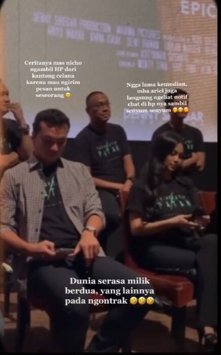 Ariel Tatum dan Nicholas Saputra bikin netizen baper. (Toktok/cindeyeay_). Ariel Tatum dan Nicholas Saputra bikin netizen baper. (Toktok/cindeyeay_).
