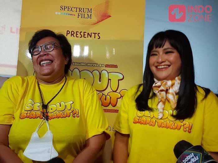 Marshanda di press conference Film "Gendut Siapa Takut" (INDOZONE/Arvi) Marshanda