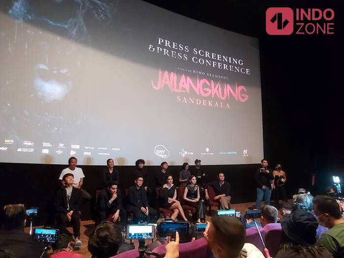 Press Screening film Jaelangkung Sandekala yang dibintangi Titi Kamal dan Syifa Hadju. (INDOZONE/Arvi Resvaty).