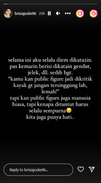 Curhatan Brisia Jodie