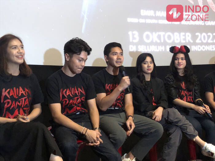 Gala Premiere film horor Kalian Pantas Mati di XXI Metropole Cikini, Jakarta, Rabu (5/10/22). (INDOZONE/M. Rio Fani) kalian pantas mati