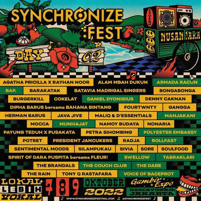 Line-Up Synchronize Festival 