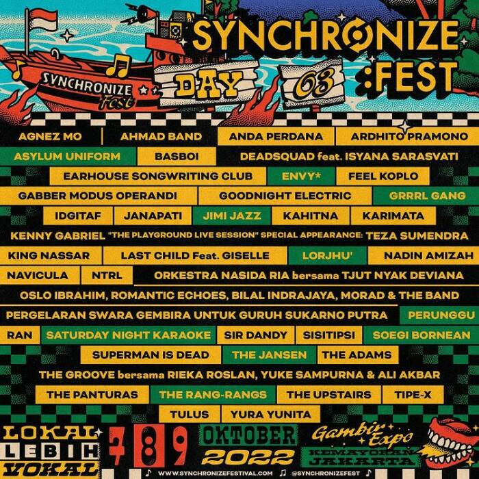 Line-Up Synchronize Festival