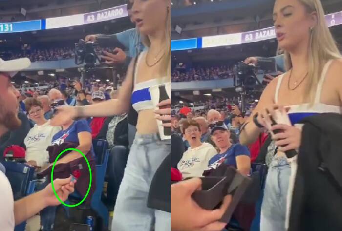 Pria prank lamar pacar (TikTok/canadianpartylife)