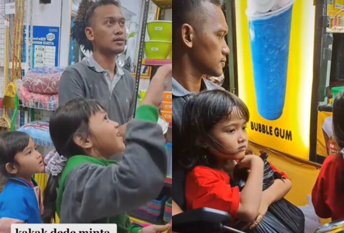 Anak kegirangan sambut ayah pulang kerja (TikTok/apriiana91)