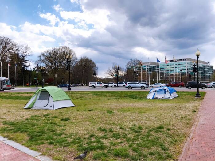 tenda homeless di amerika