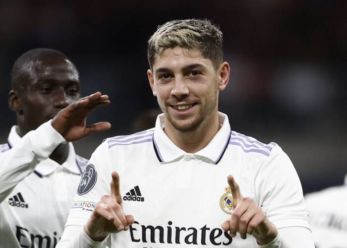 Pemain Real Madrid, Federico Valverde (Reuters/Juan Medina) Liga Champions