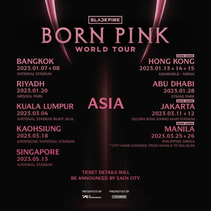 Konser Born Pink World Tour BLACKPINK