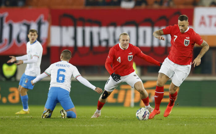 Timnas Austria vs Timnas Italia di laga persahabatan (REUTERS/Lisa Leutner) Austria vs Italia