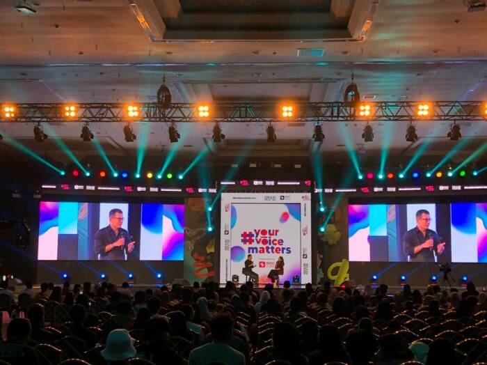 Wishnutama saat menjadi pembicara di acara Your Voice Matters di JCC, Jakarta. (INDOZONE/Samsudhuha Wildansyah).Wishnutama saat menjadi pembicara di acara Your Voice Matters di JCC, Jakarta. (INDOZONE/Samsudhuha Wildansyah). Wishnutama (INDOZONE/Samsudhuha Wildansyah).