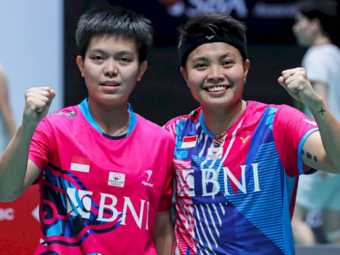 Siti Fadia Silva Ramadhanti/Apriyani Rahayu usai pertandingan (Dok. PBSI) BWF
