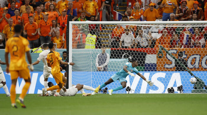 Cody Gakpo Belanda vs Qatar Piala Dunia 2022