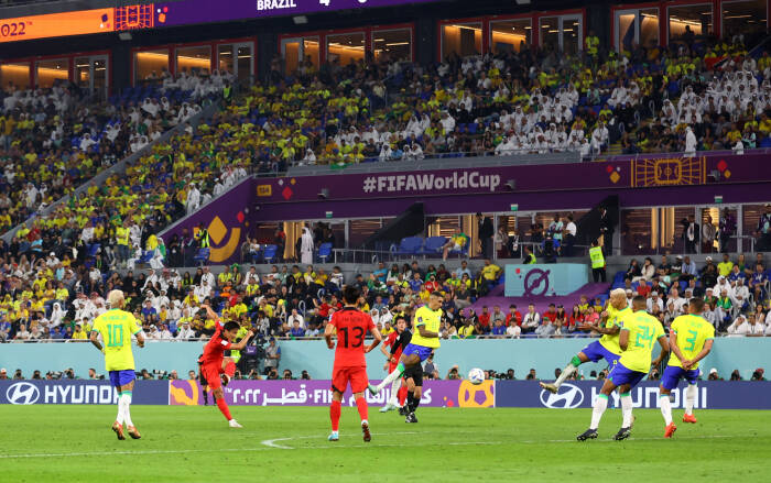 Paik Seung-ho Brasil vs Korea Selatan di Piala Dunia 2022.