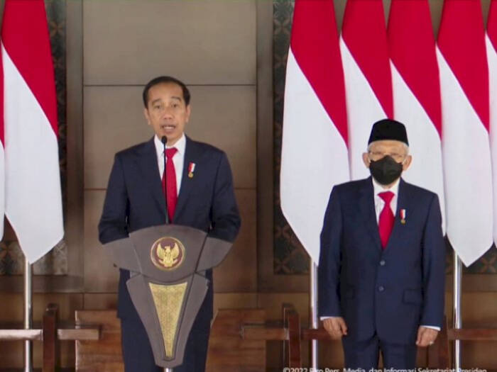 Presiden Jokowi (kiri) dan Wakil Presiden Ma’ruf Amin (kanan).