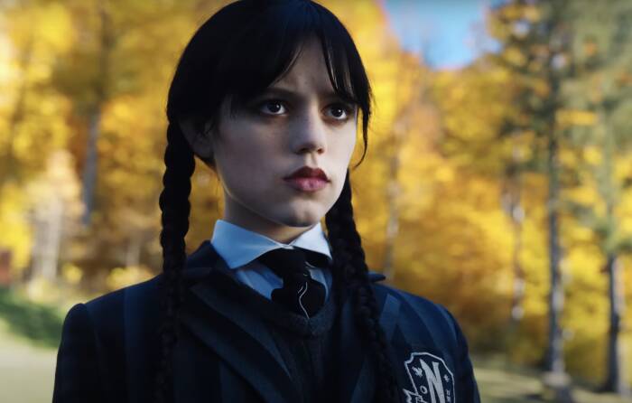 Serial misteri terbaru, Wednesday. (Netflix) netflix