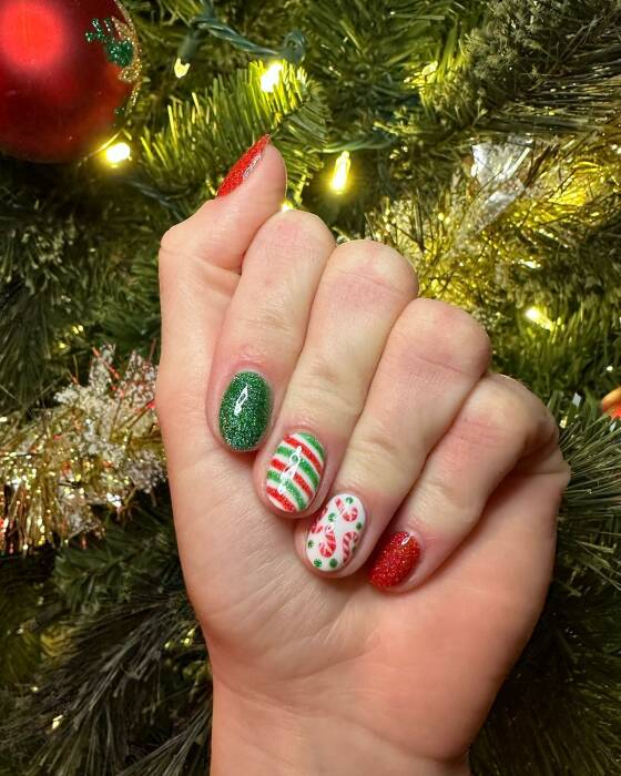 nail art christmas