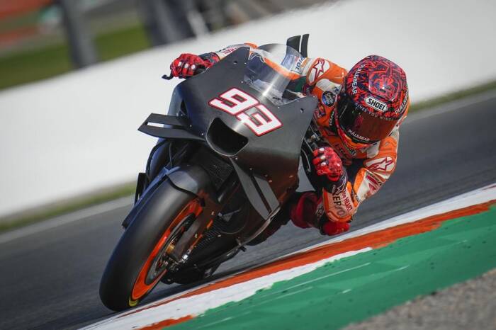 Marc Marquez beraksi (MOTOGP) Marquez