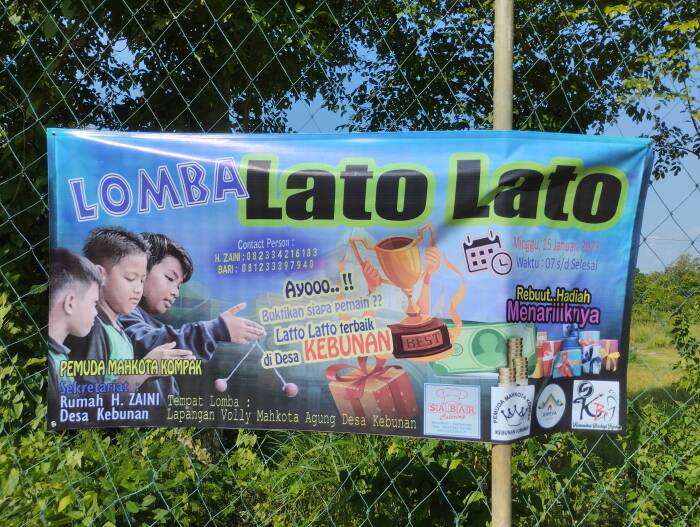 Lomba latto-latto di Madura. (Z Creators/Deni Agustian) latto-latto
