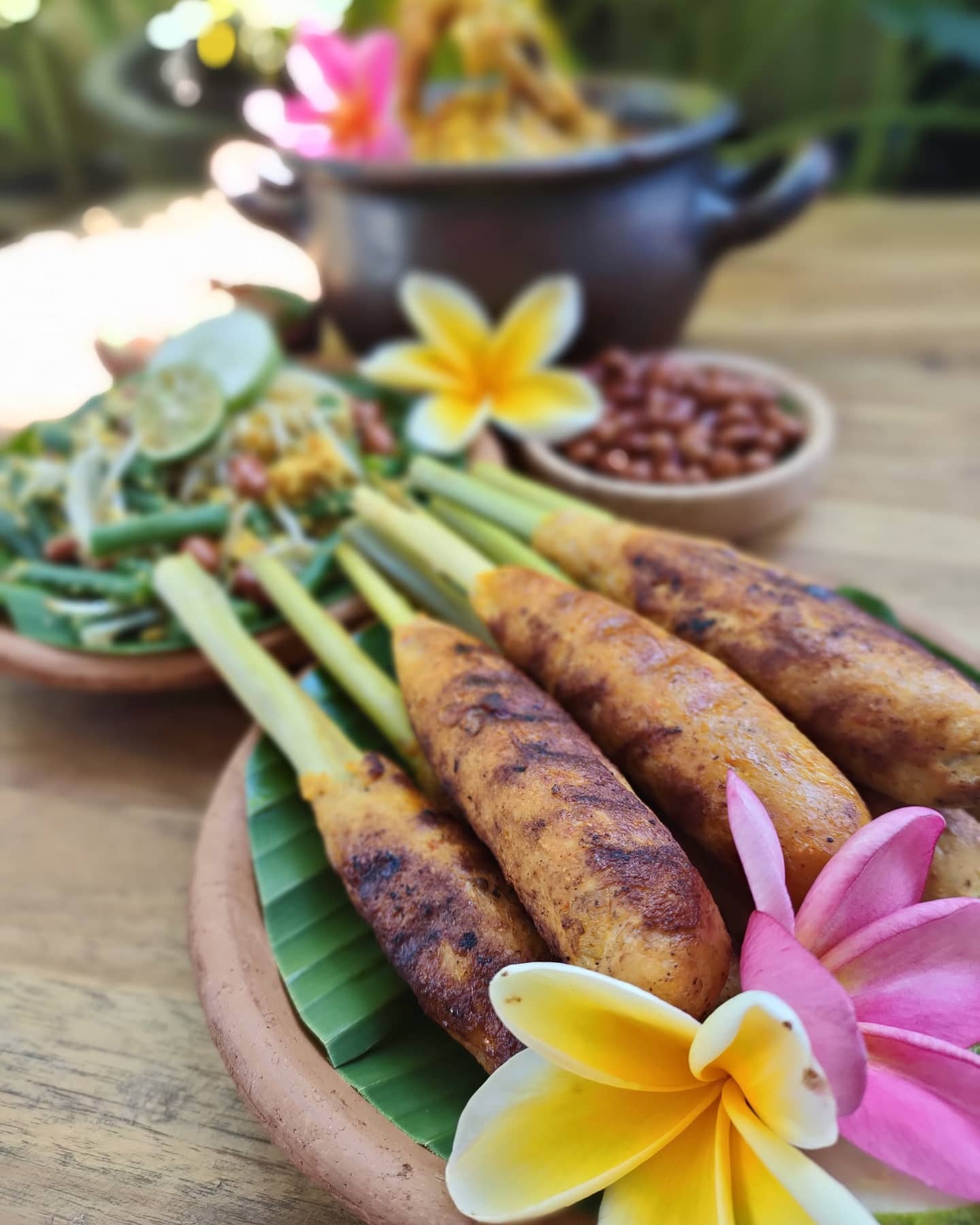 Sate lilit ayam sate lilit ayam