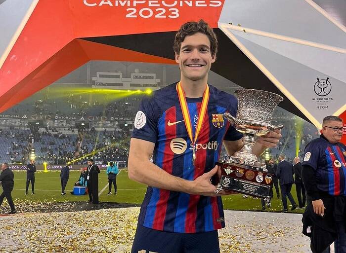 Pemain Barcelona, Marcos Alonso. (Instagram/@marcosalonso28) Marcos Alonso
