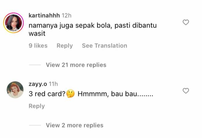 Komentar netizen. (Instagram) mu