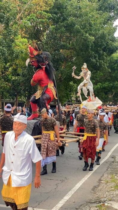 Pawai Ogoh-ogoh (Z Creators/Rahmat Wibowo) Pawai Ogoh-ogoh