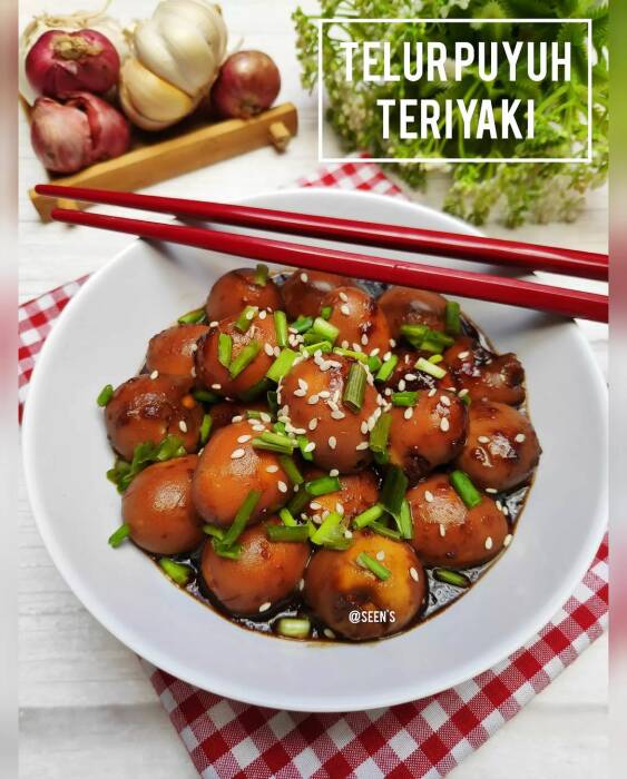 olahan telur puyuh berkuah